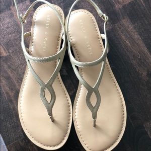 Nude sandals